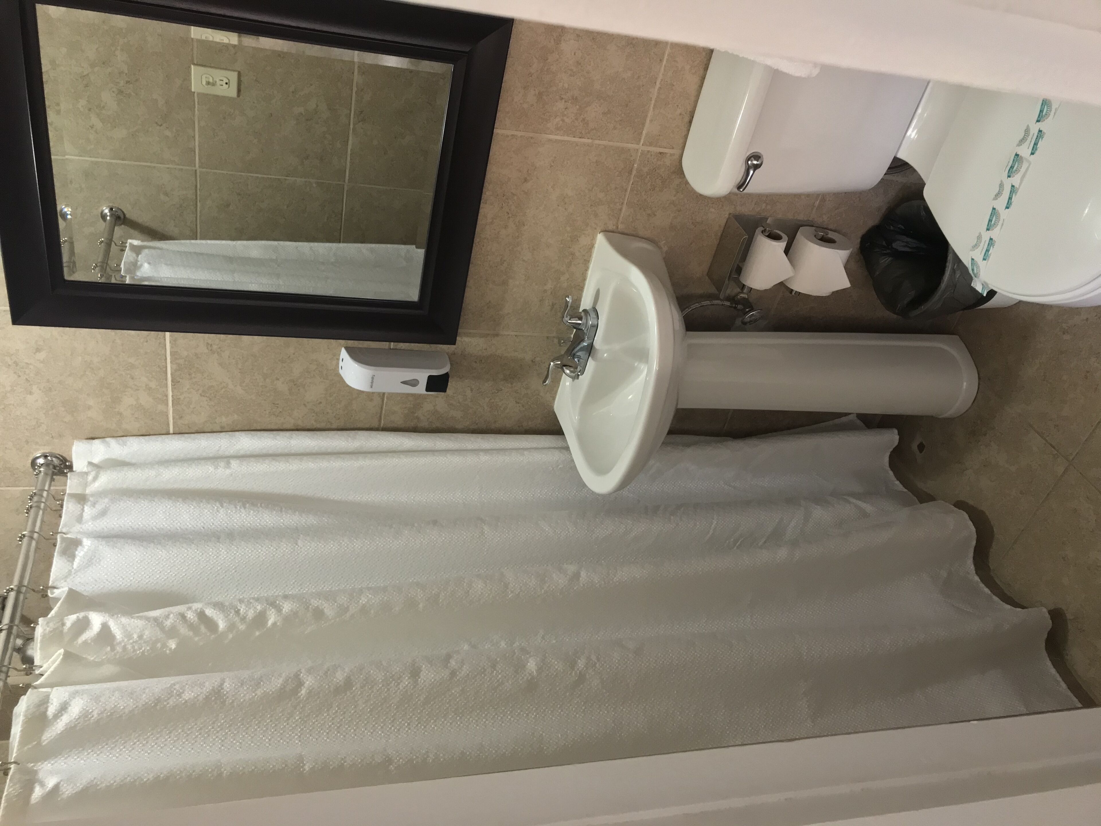 double room | bathroom | shower, hair dryer, towels