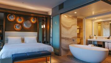 Deluxe Spa Room, 1 King Bed, Accessible | Premium bedding, Tempur-Pedic beds, minibar, in-room safe