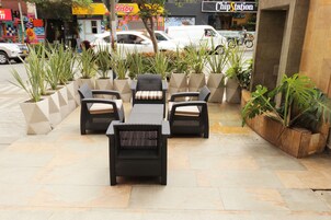 Konaklama yerinin ön cephesi