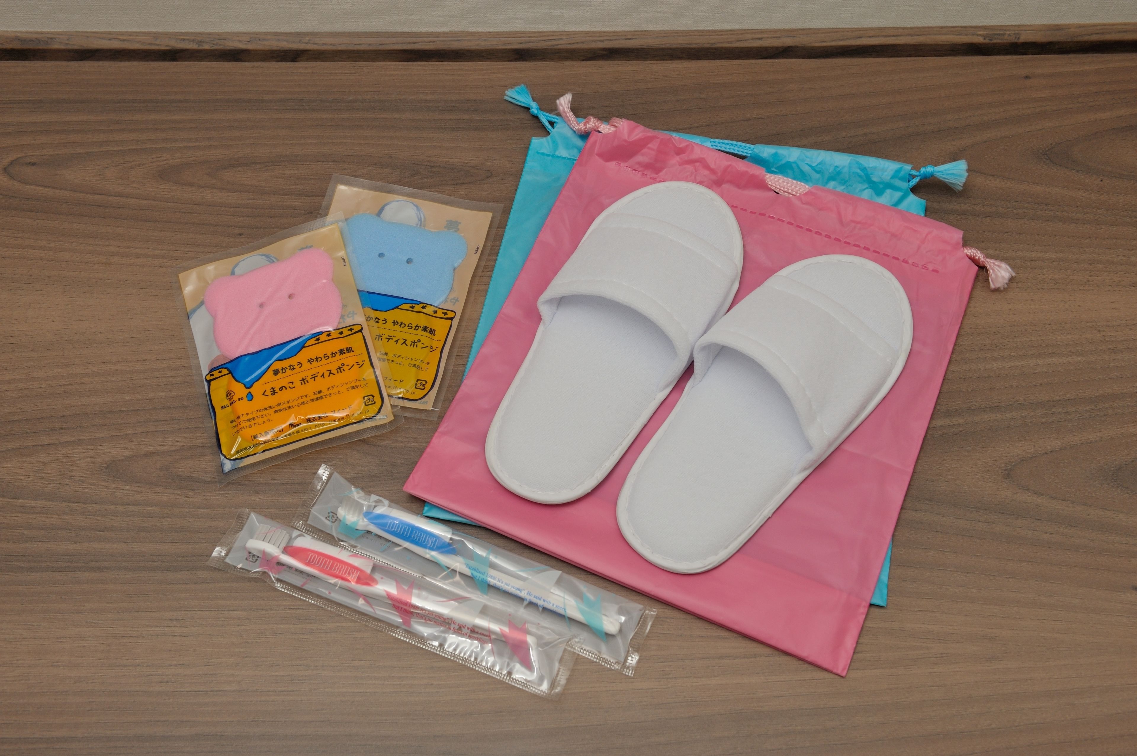 shower, free toiletries, hair dryer, slippers