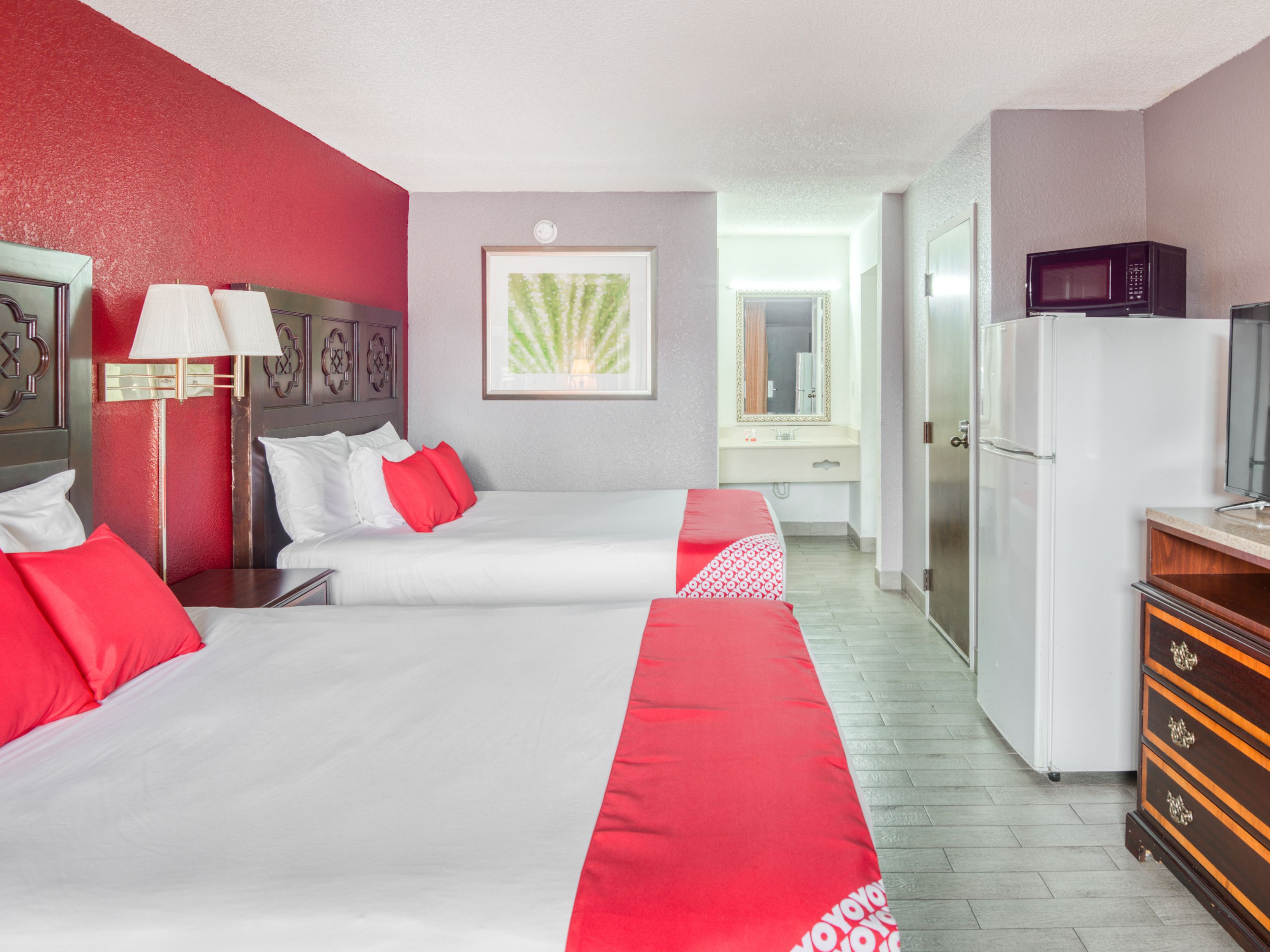 Room, 2 Queen Beds | Desk, iron/ironing board, free WiFi, wheelchair access