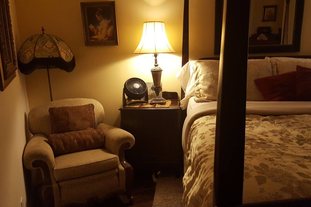 Chambre Classique, 1 grand lit, vue parc