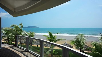 Bungalow, Beachfront (Dunes Star) | Pemandangan dari bilik