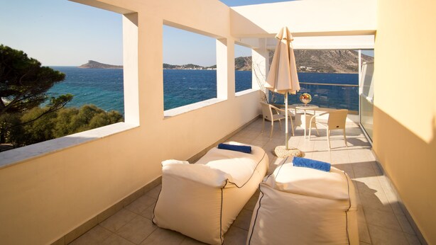 Terrace/patio - MasouriBlu Hotel (Kalymnos)