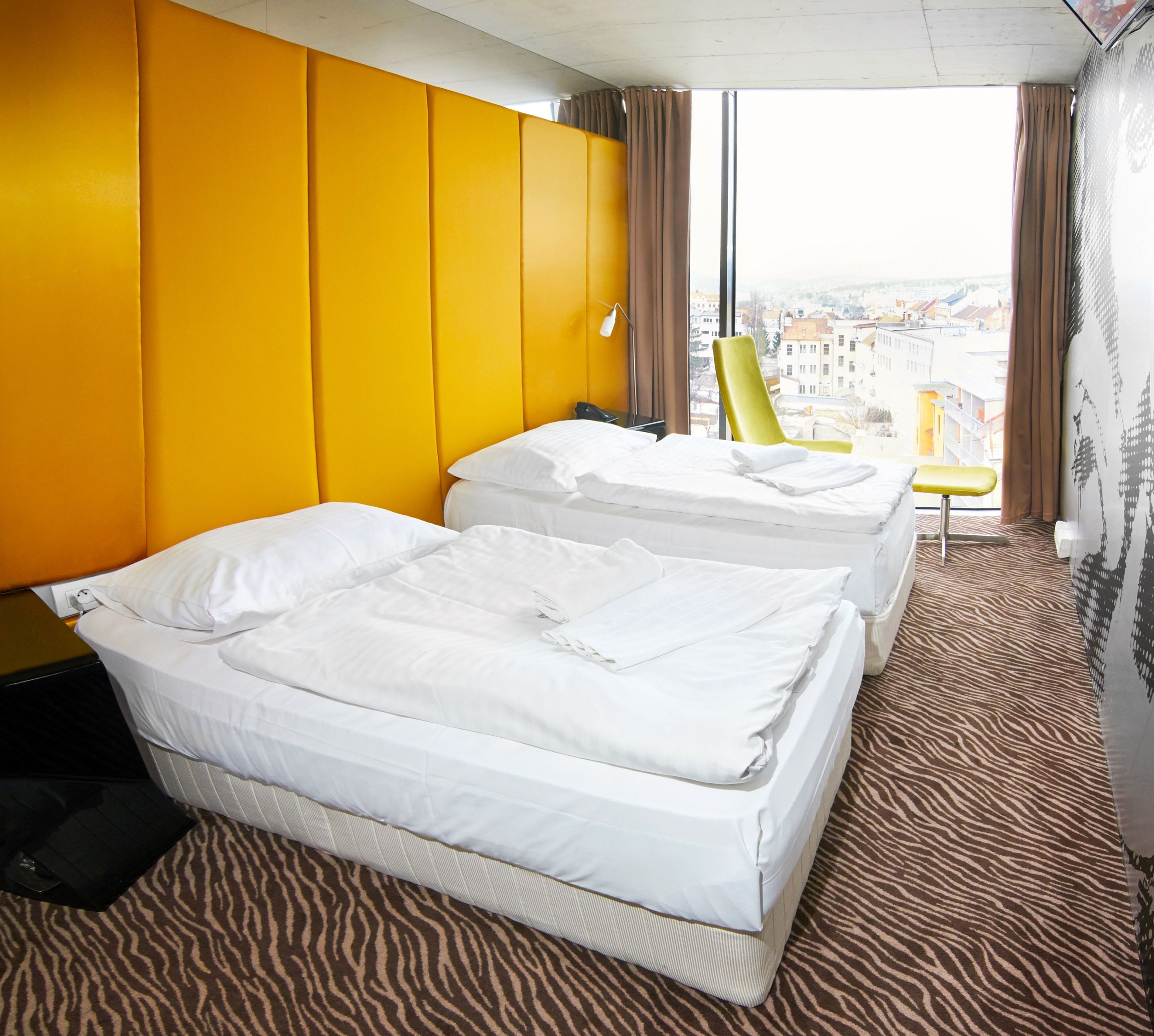 twin room | select comfort beds, minibar, in-room safe, blackout curtains