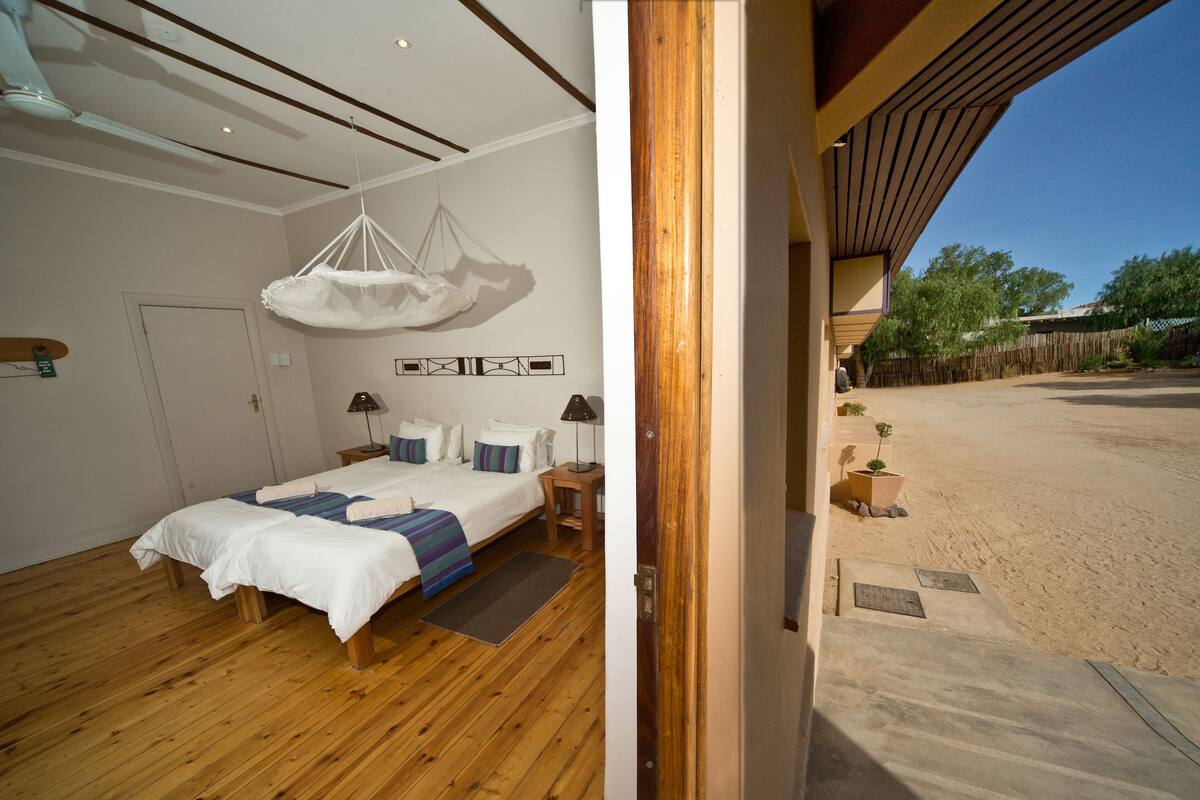 wheelchair friendly room | view from room