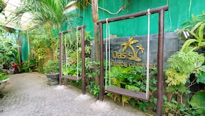 Entrada de l'allotjament