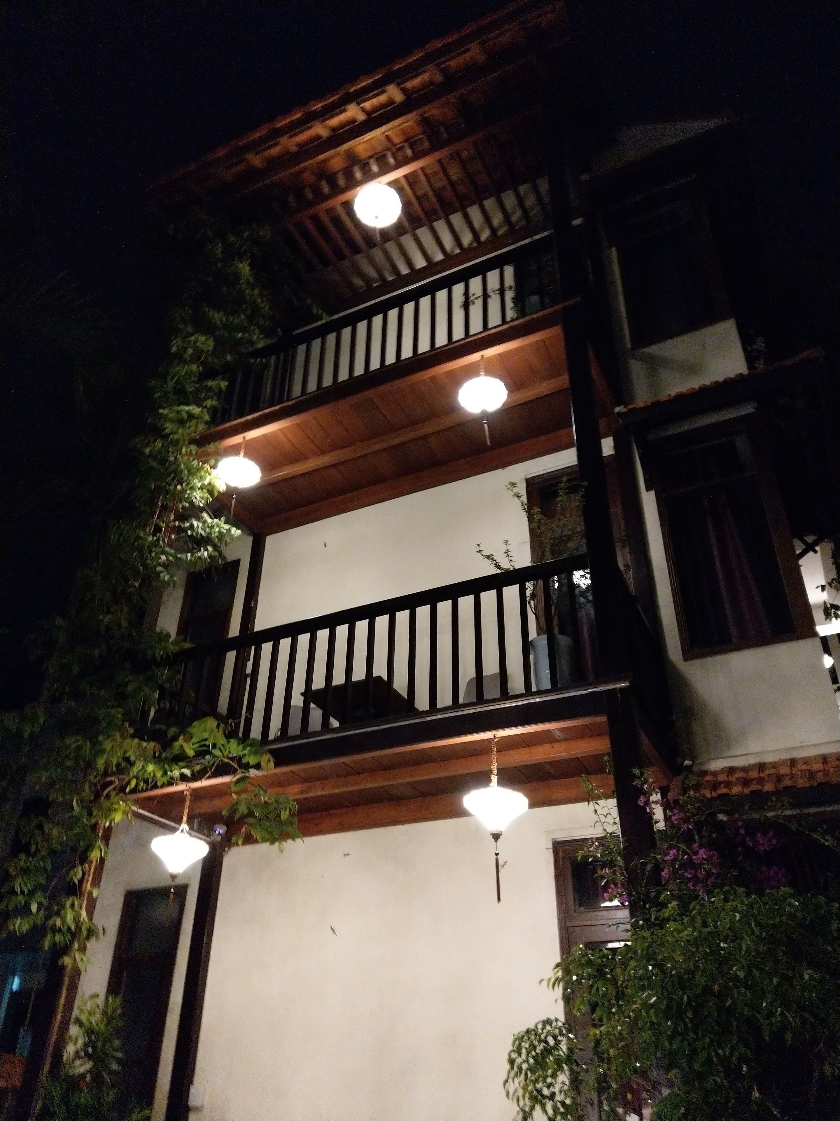 front of property – evening/night
