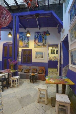 Sala de estar en el lobby