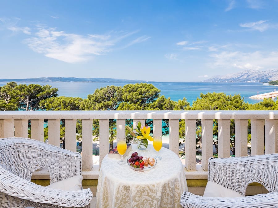 Superior Twin Room, 1 Bedroom, Beach View | Balkoni