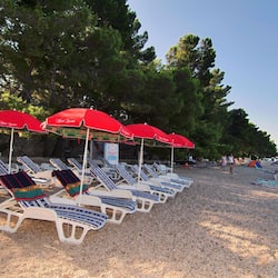 Beach nearby, white sand