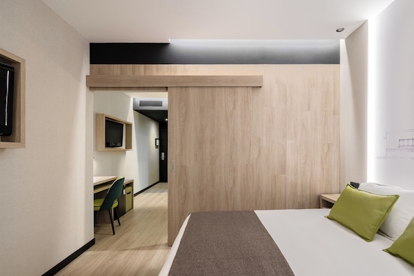 Minibar, in-room safe, desk, blackout curtains