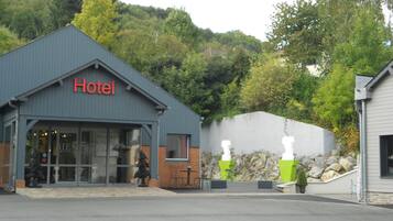 Voorkant van accommodatie