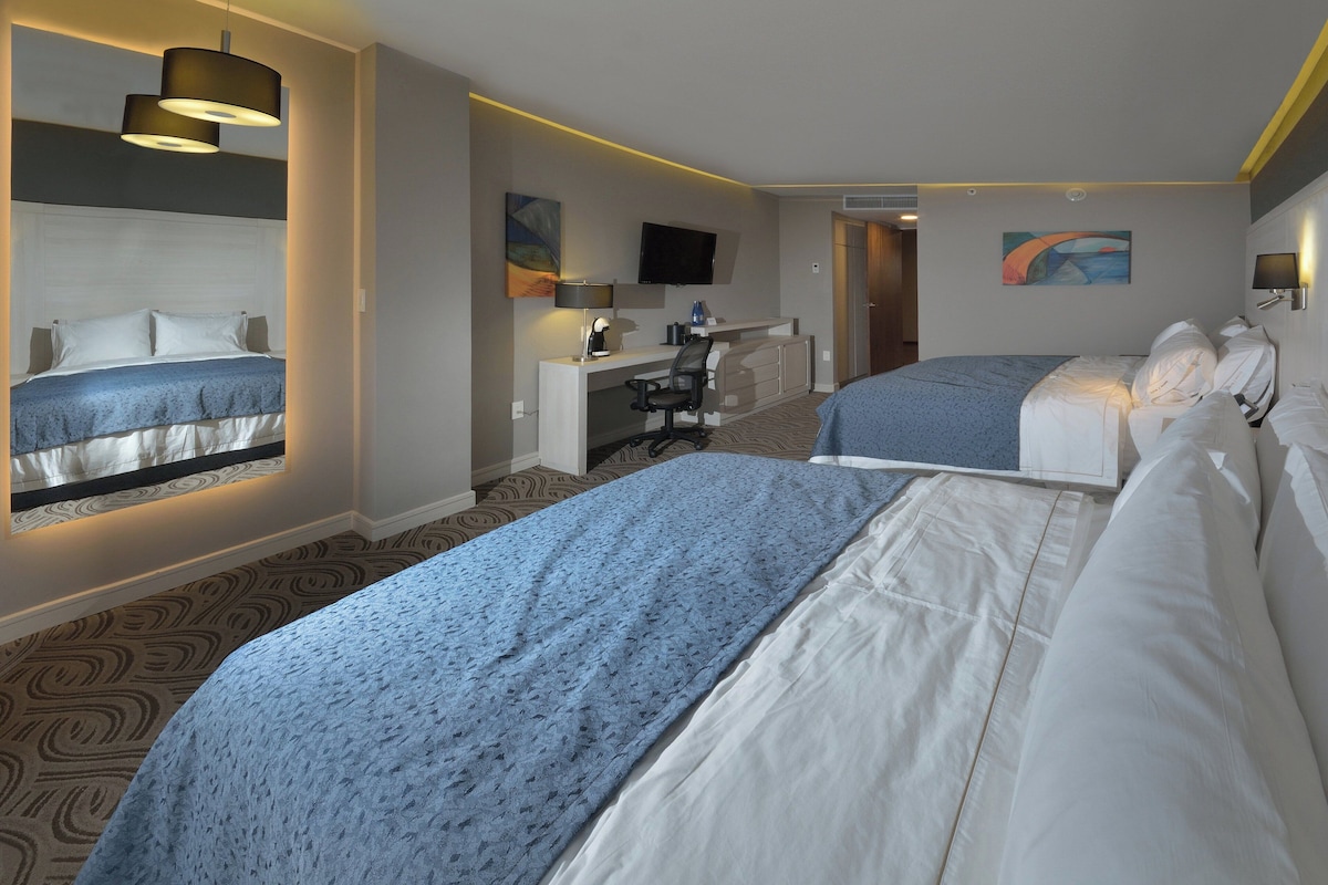 Standard Room, 2 Queen Beds | 1 bedroom, in-room safe, desk, blackout drapes