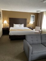 Room, 1 King Bed with Sofa bed, Non Smoking | Premium bedding, desk, laptop workspace, blackout drapes