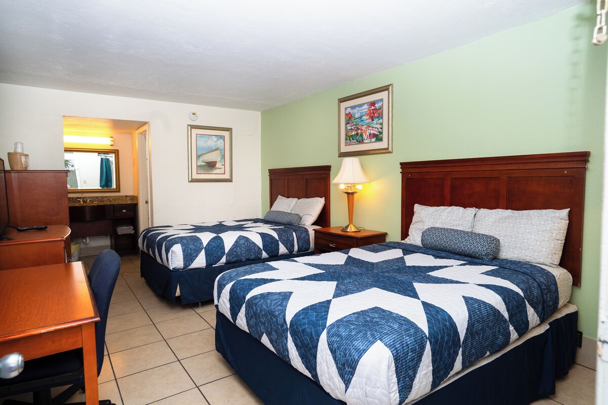 Deluxe-Doppelzimmer zur Einzelnutzung, 2 Queen-Betten