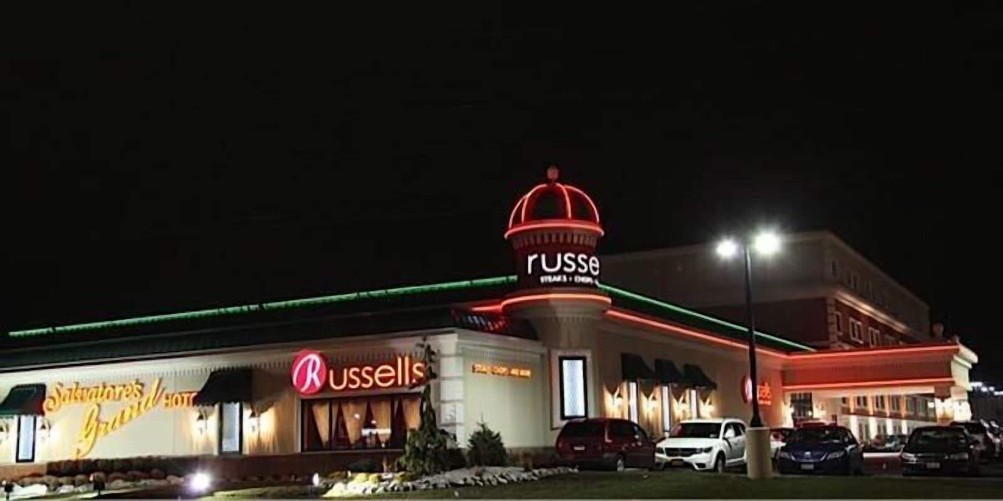 front of property – evening/night