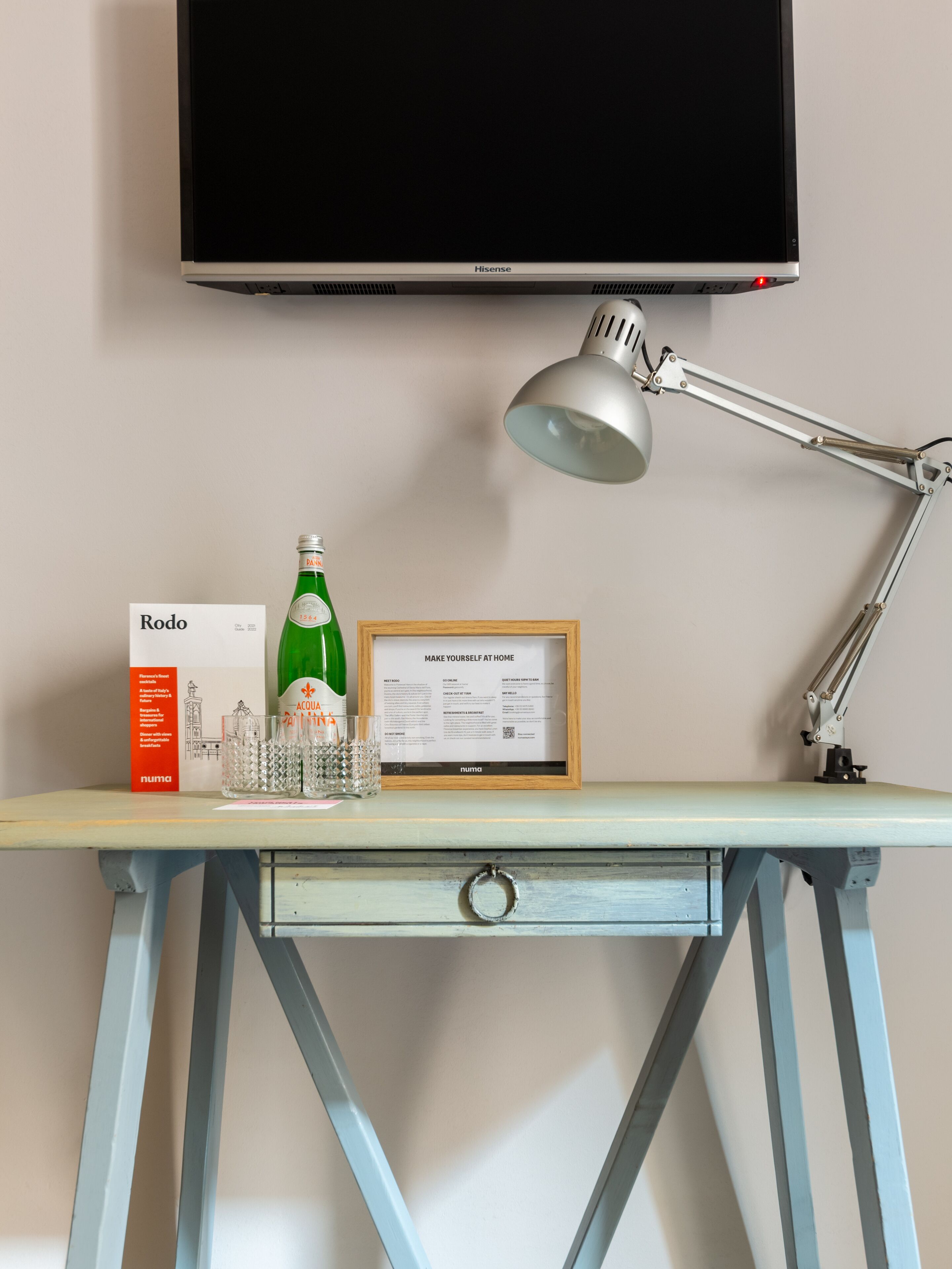 large studio with kitchenette, sofa bed | living area | 43-inch smart tv with cable channels