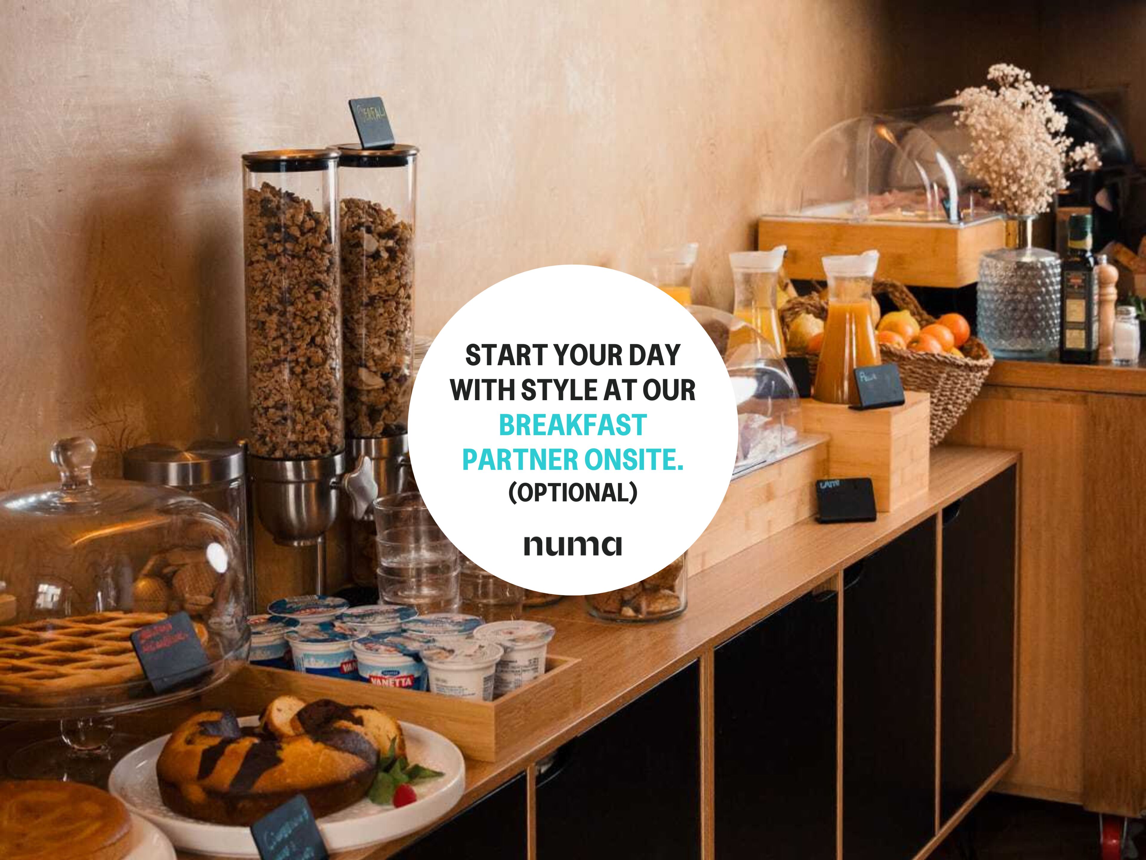 daily buffet breakfast (eur 18 per person)