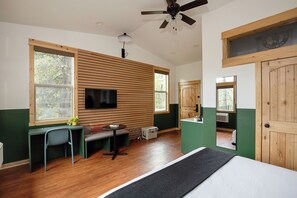 Deluxe Room, 1 King Bed (School House Winter) | Iron/ironing board, free WiFi, bed sheets -  LOGE Glacier  (Essex)