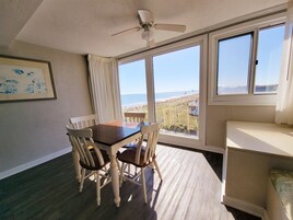 Large Ocean View Room, 1 King Bed with Sofa bed, Non Smoking | Living area | Flat-screen TV, DVD player