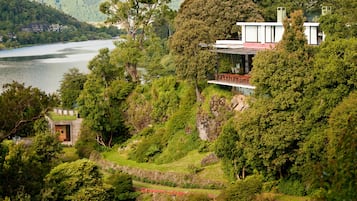 Façana frontal de l'allotjament