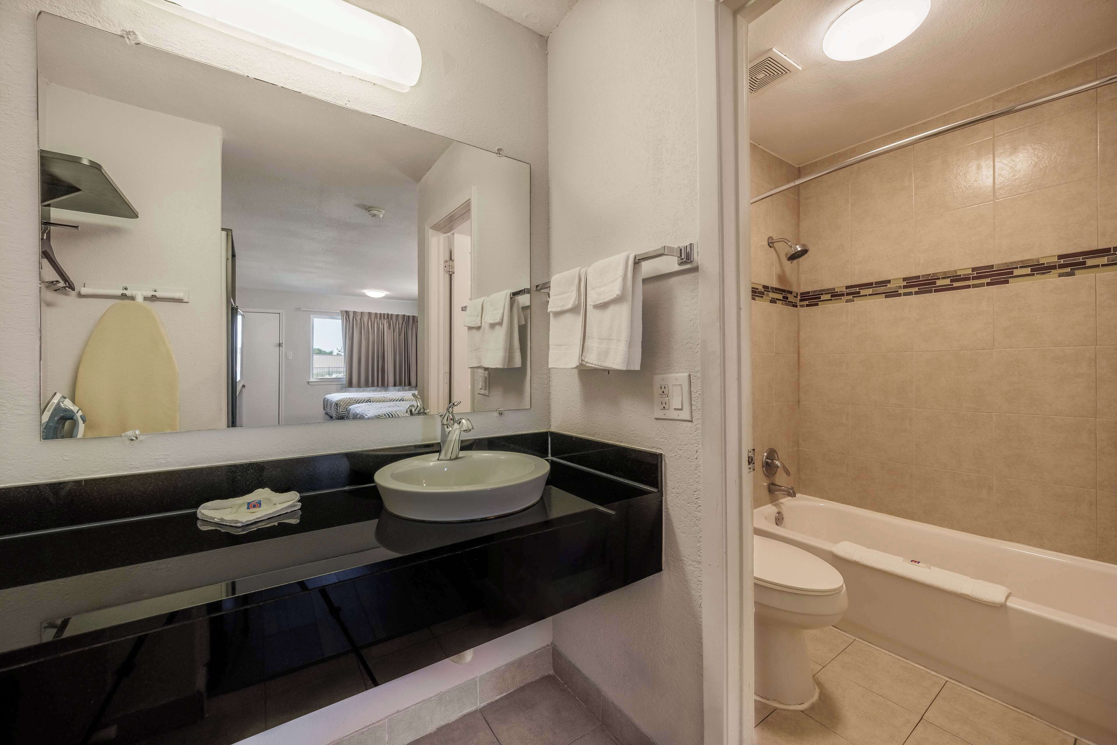 Towels, soap, toilet paper