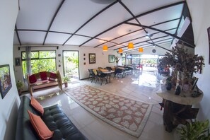 Sitteområde i lobbyen