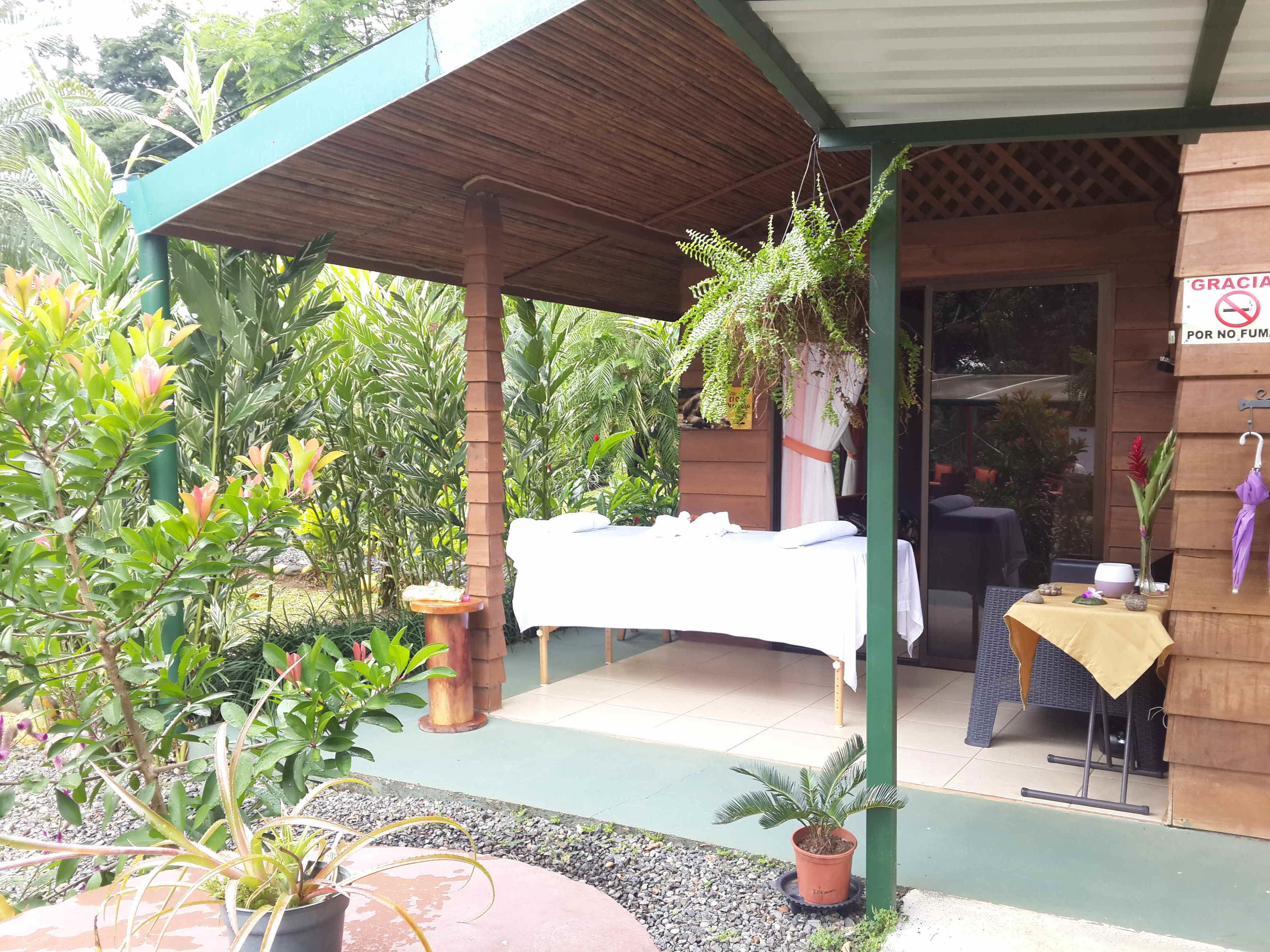 Espace de soins pour les couples, soins corporels, soins d'aromathérapie