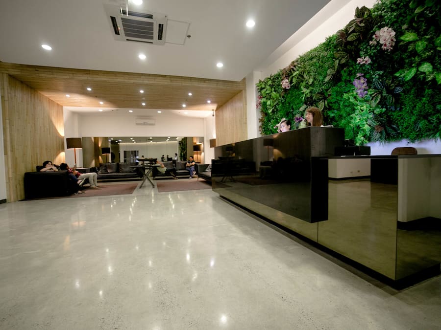 Interior entrance