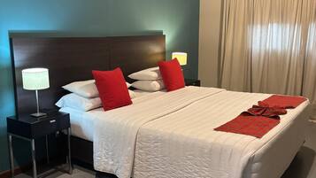 Standard Room | Individually furnished, desk, laptop workspace, blackout drapes