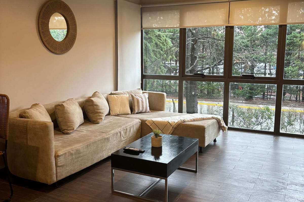 Suite | Individually furnished, desk, laptop workspace, blackout drapes