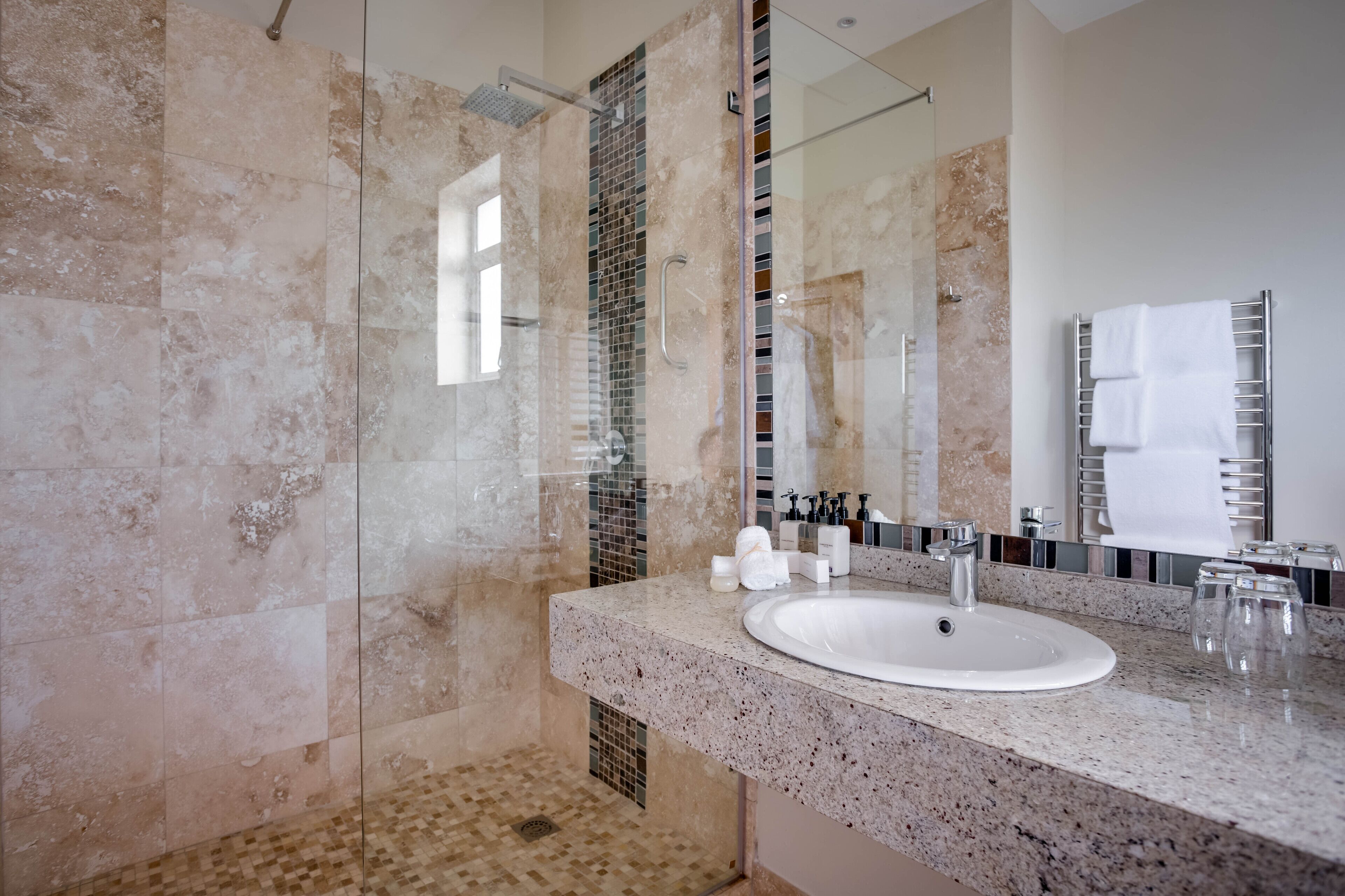 vip suite | bathroom | separate bathtub and shower, free toiletries, hair dryer, dressing gowns