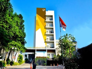 Fassade der Unterkunft