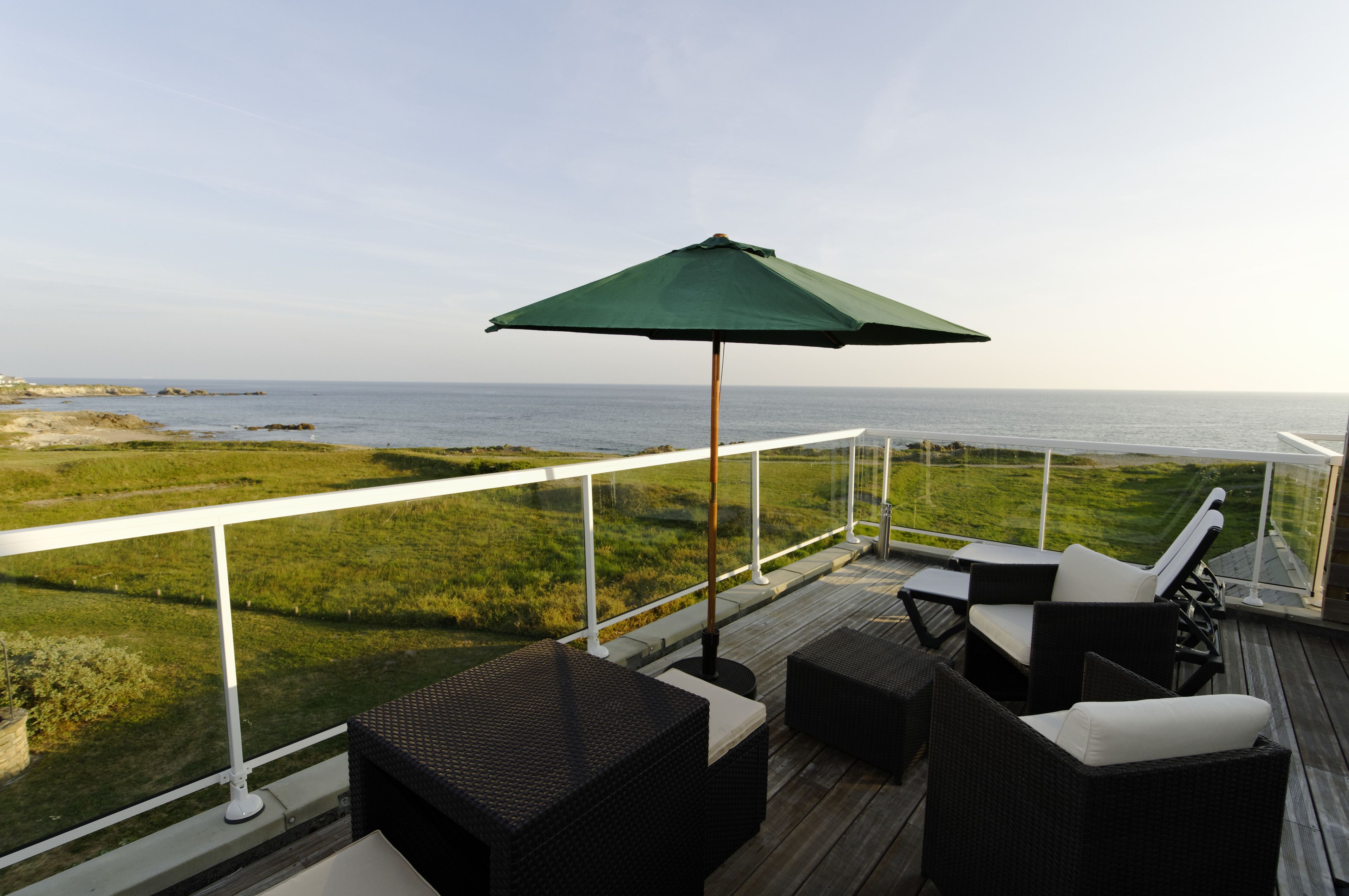 Doppelzimmer, Terrasse, Meerblick | Balkon