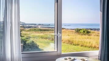 Double Room, Sea View | Premium bedding, pillow-top beds, minibar, individually decorated