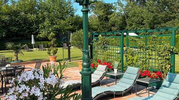 Blick auf den Garten