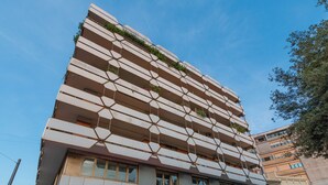 Fassade der Unterkunft