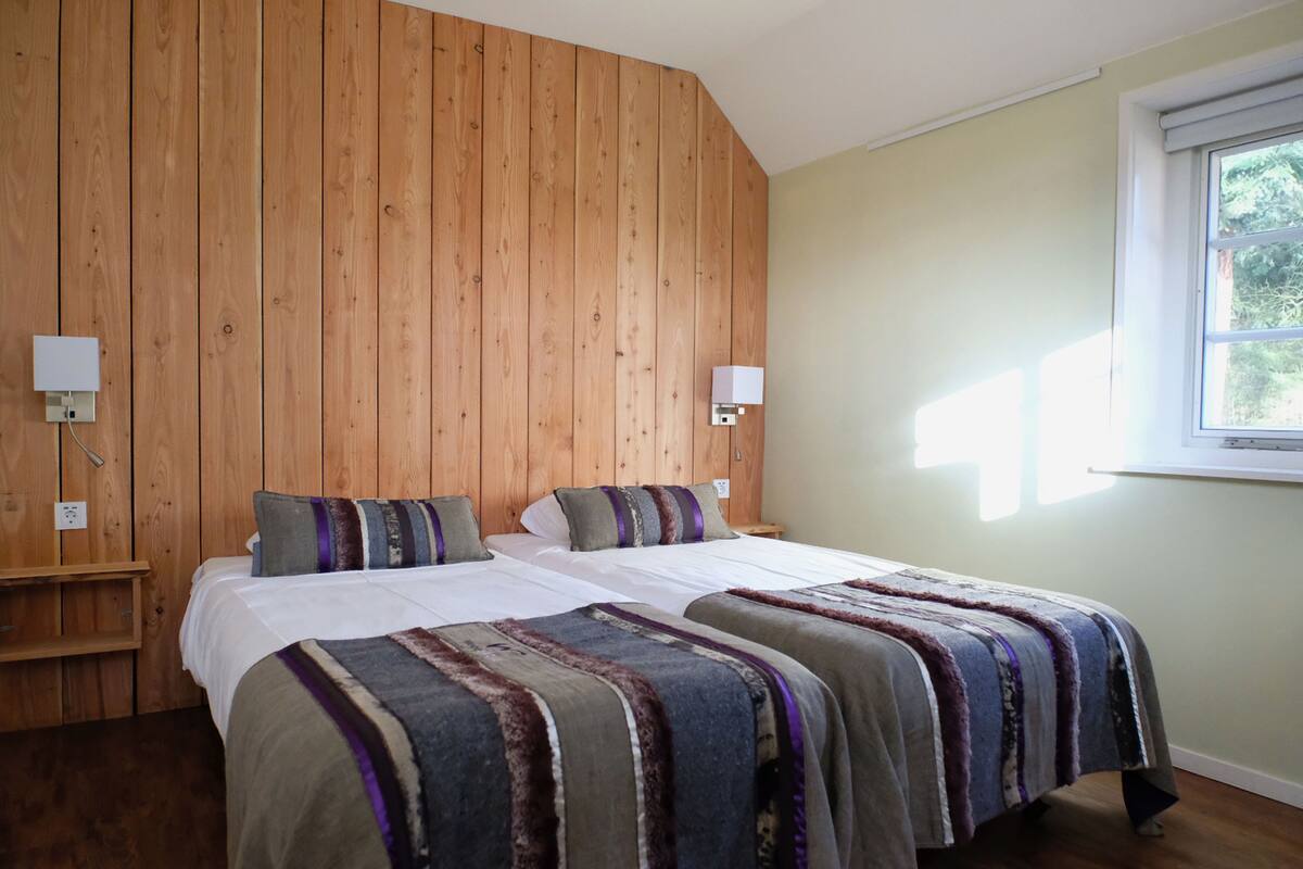 ห้องคอมฟอร์ทดับเบิล, เตียงเดี่ยว 2 เตียง (Forest Rooms) | โต๊ะทำงาน, ห้องเก็บเสียง, Wi-Fi ฟรี, ผ้าปูที่นอน