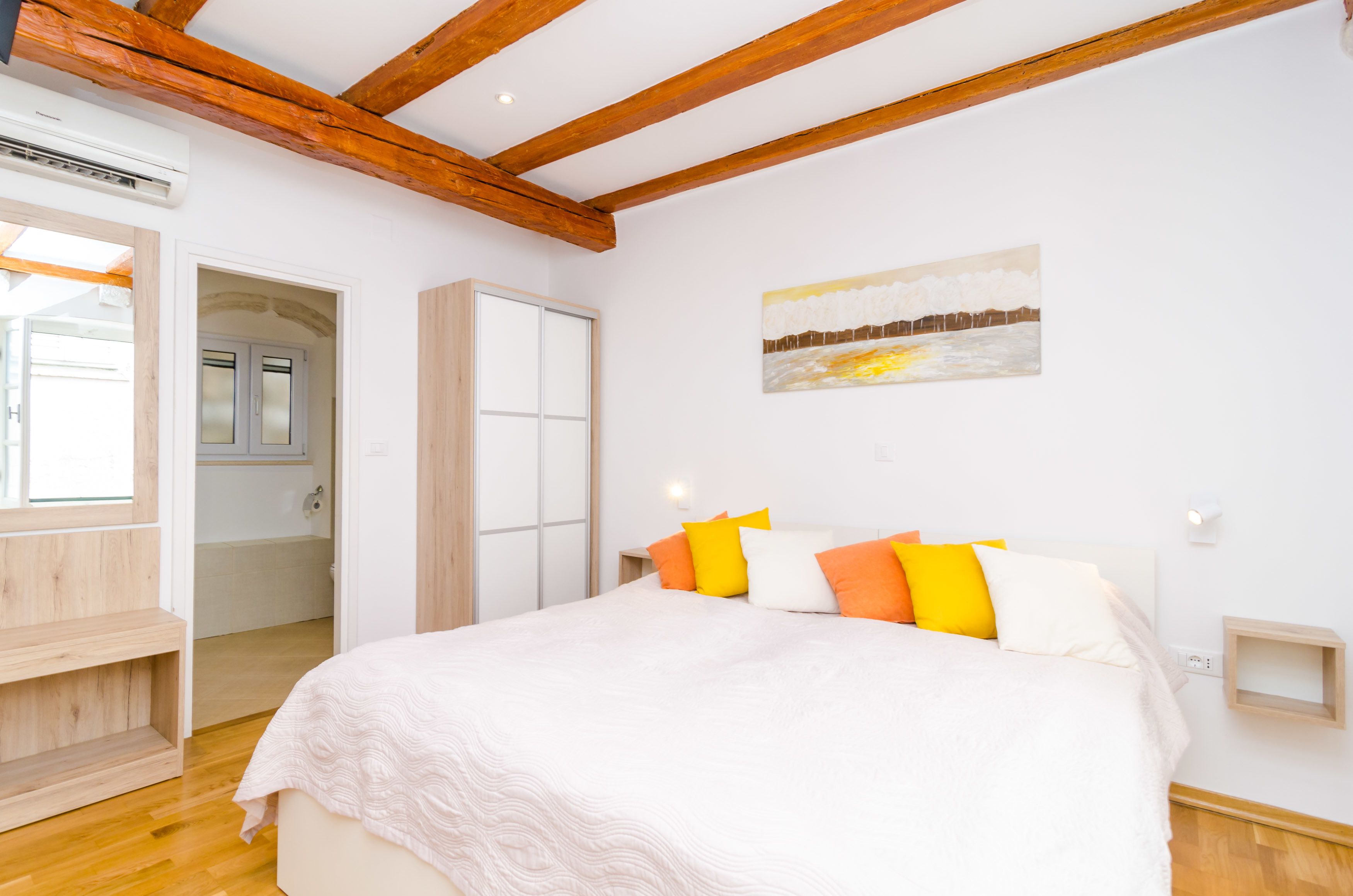 down duvets, desk, iron/ironing board, free cots/infant beds