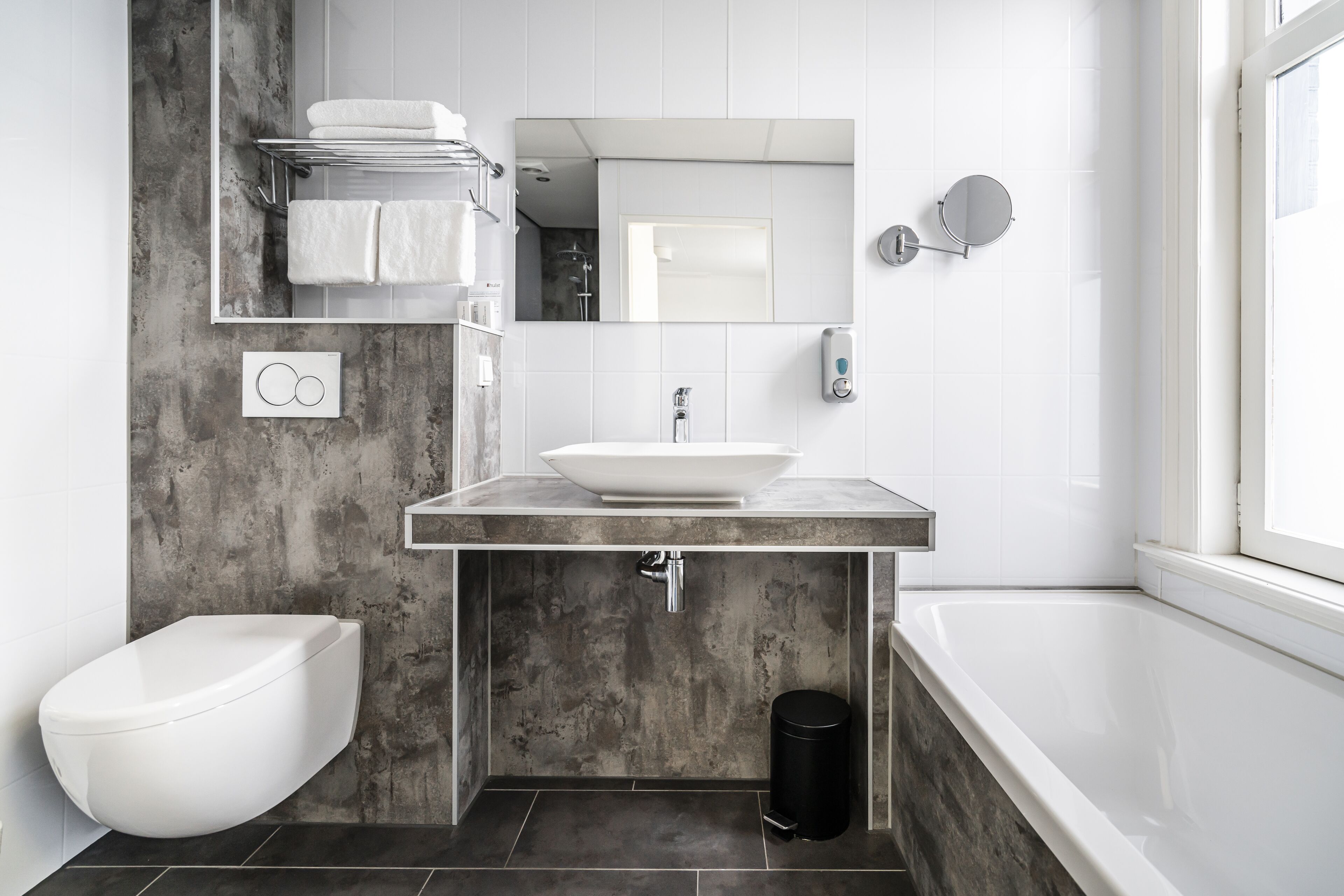 premium double room | bathroom | shower, hair dryer