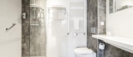 Habitación Confort con 2 camas individuales | Baño | Regadera y secadora de cabello