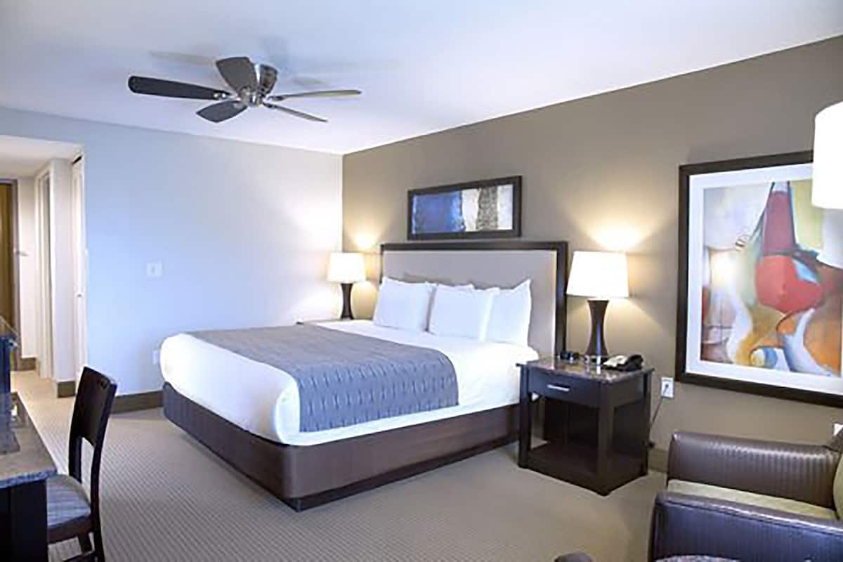 standard room, 1 king bed | pillow-top beds, in-room safe, desk, iron/ironing board