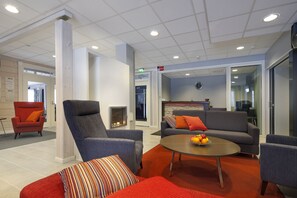 Sitteområde i lobbyen