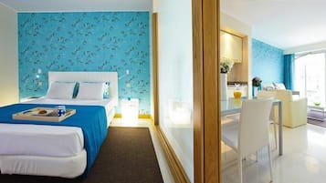 Desk, iron/ironing board, free cots/infant beds, free WiFi