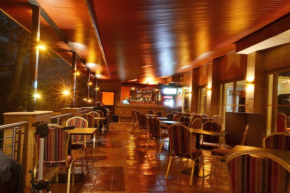 Tapas bar, garden views, open daily