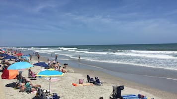 En la playa
