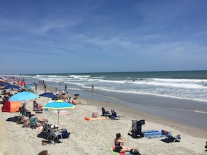 On the beach