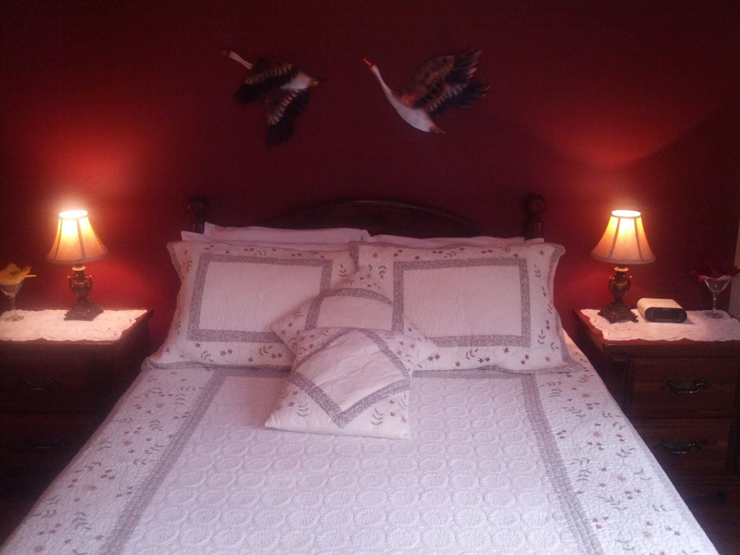 Premium bedding, down duvets, pillow-top beds, desk