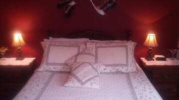 Premium bedding, down duvets, pillow-top beds, desk